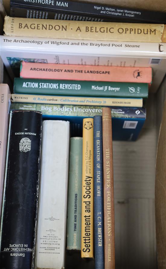 A collection of 100 volumes relating to Archaeology, Roman British, early Celtic, Welsh and Scottish history,
